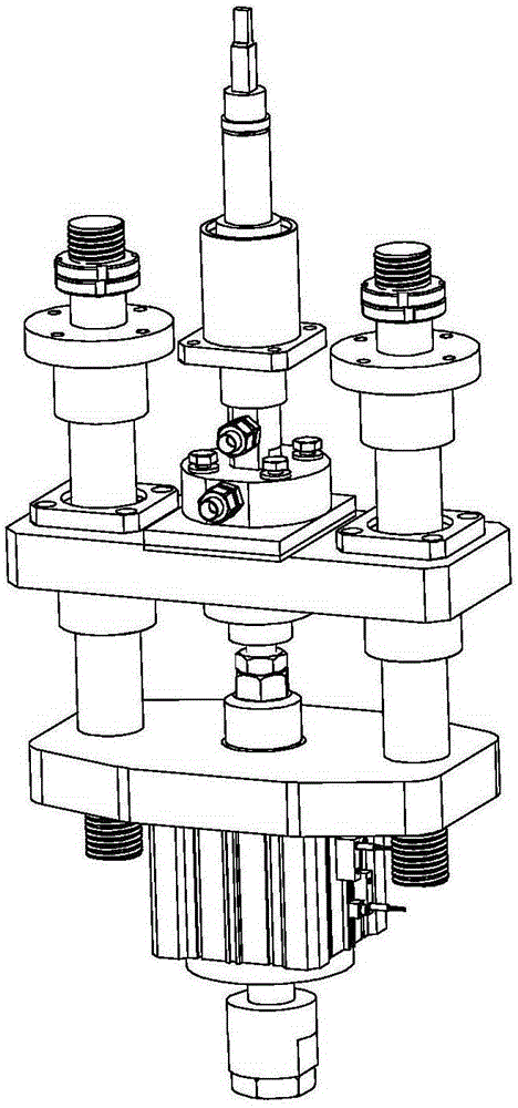 A welding mechanism with a lifting device