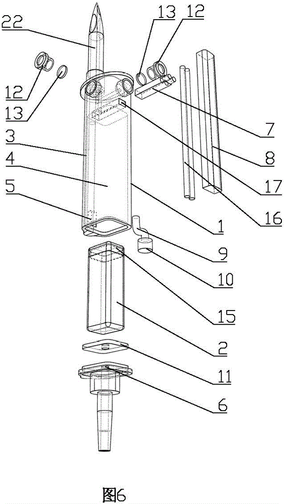 Buoyancy type non-returning transfusion device