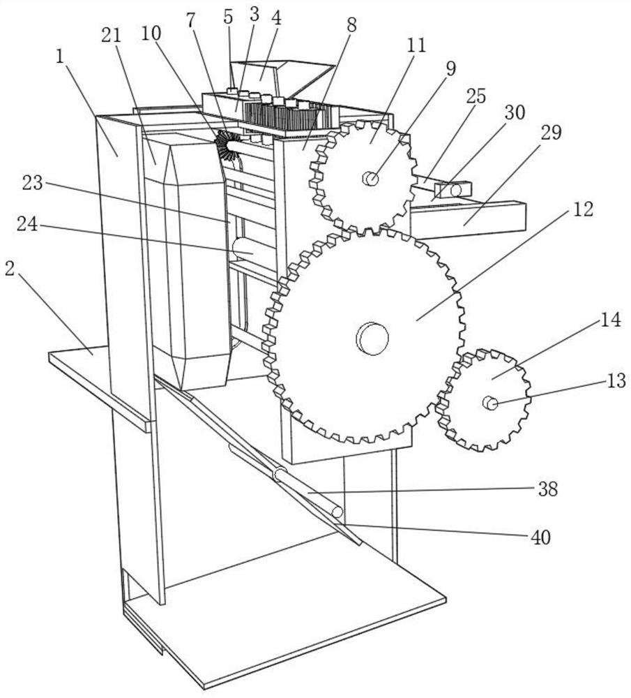 Drying device for sweet potato vermicelli processing