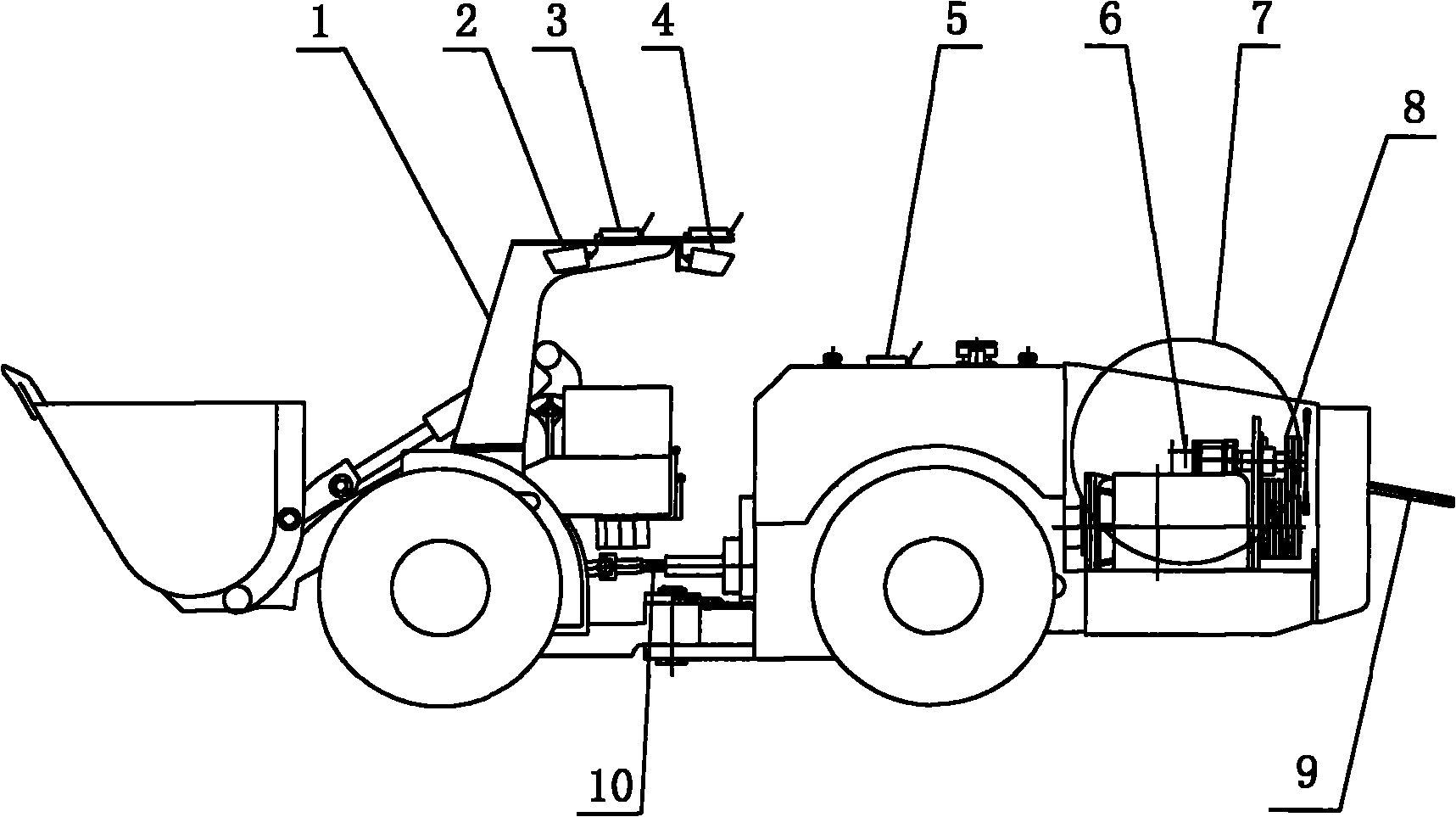 Manual control and remote control integrated electric fork lift truck