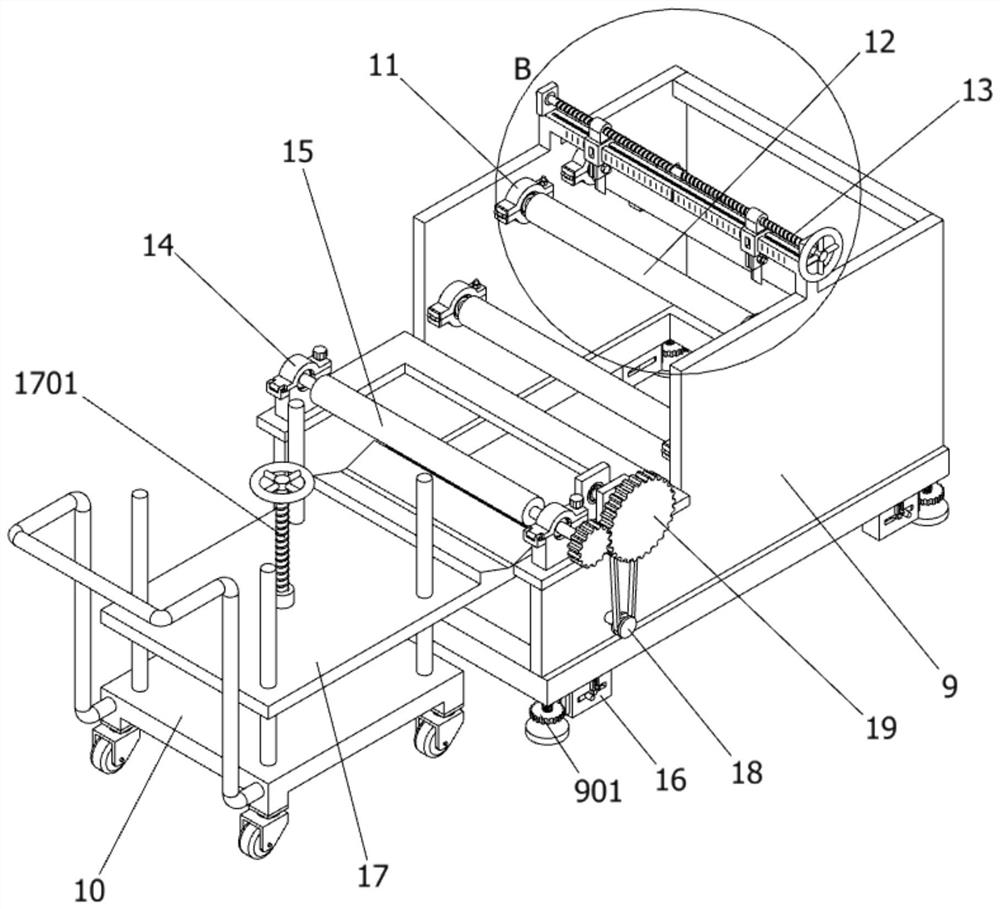 An antibacterial non-woven fabric production line