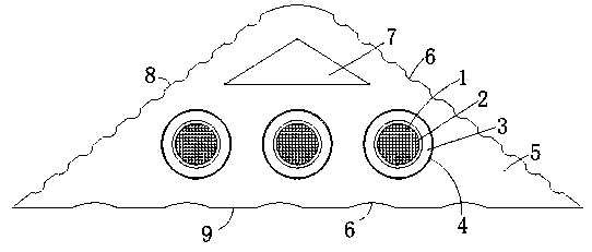 Floor cable and preparation method thereof