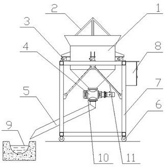 Novel blast furnace stokehole molten iron silicon increasing device