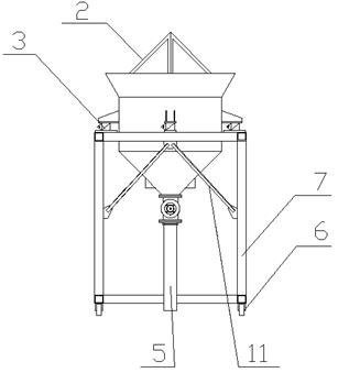 Novel blast furnace stokehole molten iron silicon increasing device