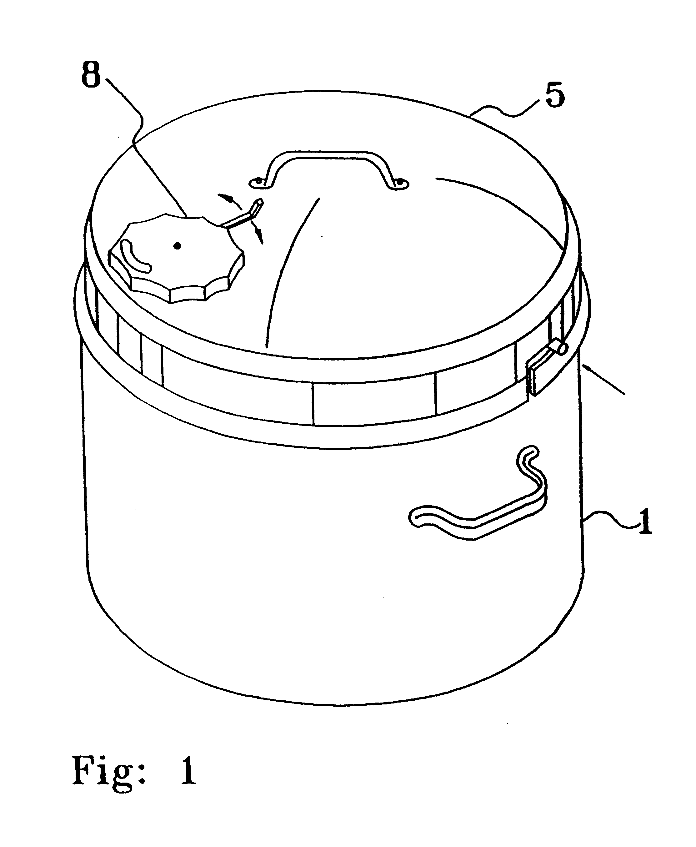 Process for ecologic cooking of foodstuff