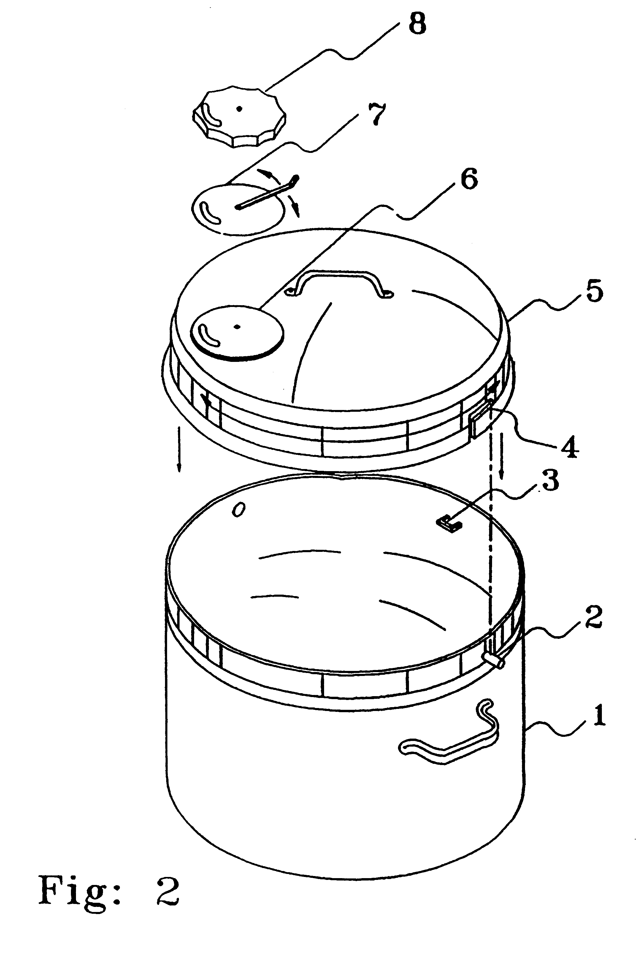 Process for ecologic cooking of foodstuff