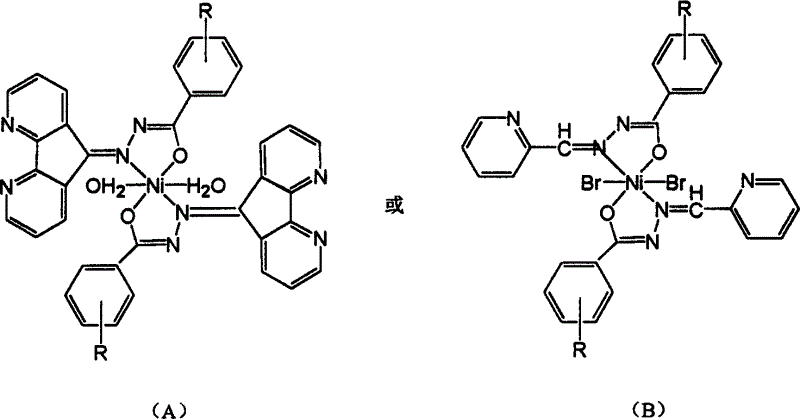 Catalysis system of nitrogen-accessory ingredient of oxygen and nickel in use for polymerizaton of norborene and ramification, preparation method and application