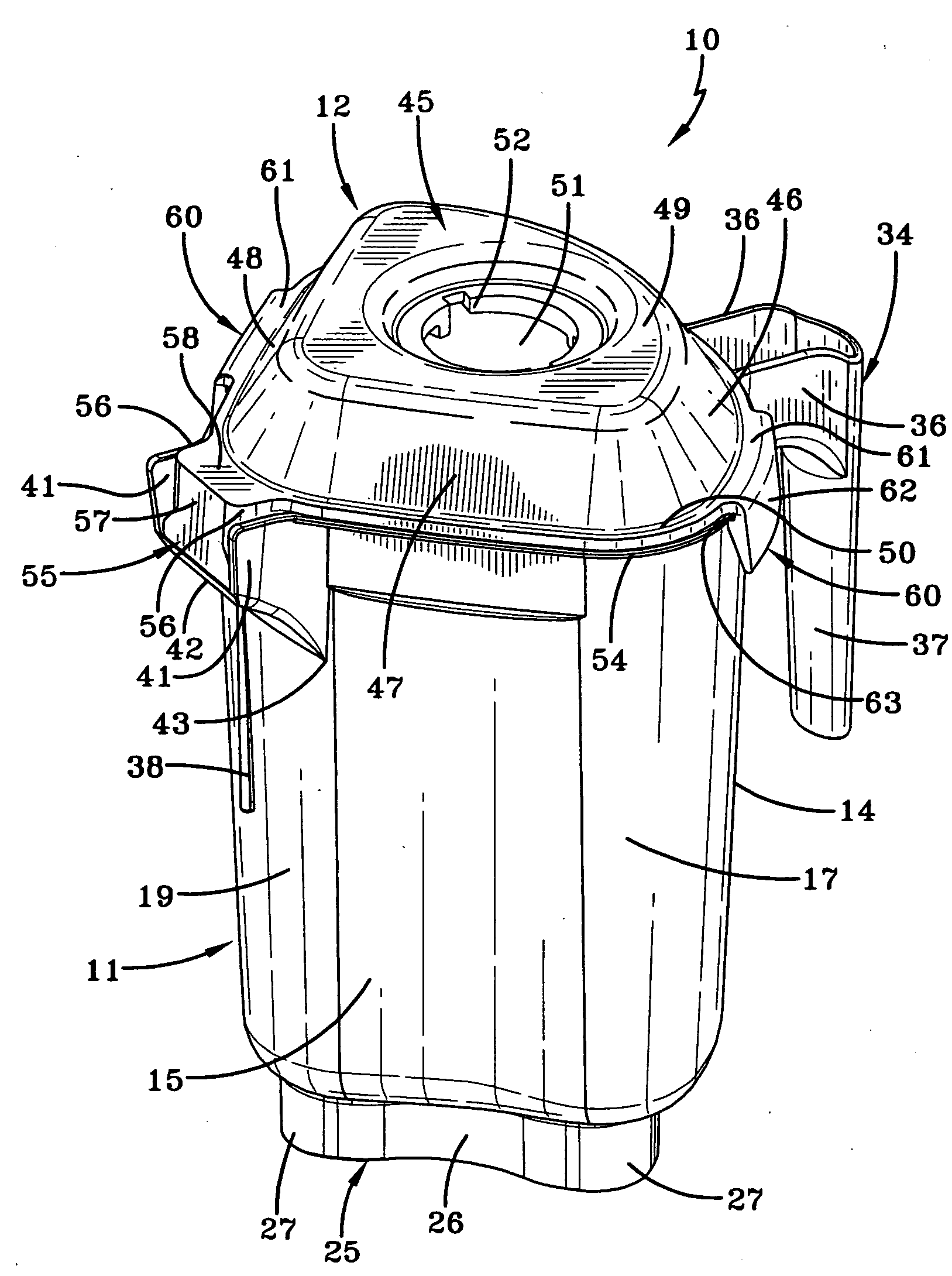 Blender container and cover