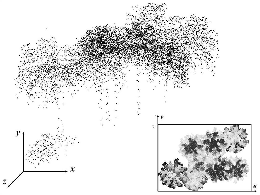 Method for reconstructing three-dimensional tree model based on airborne laser radar tree point cloud