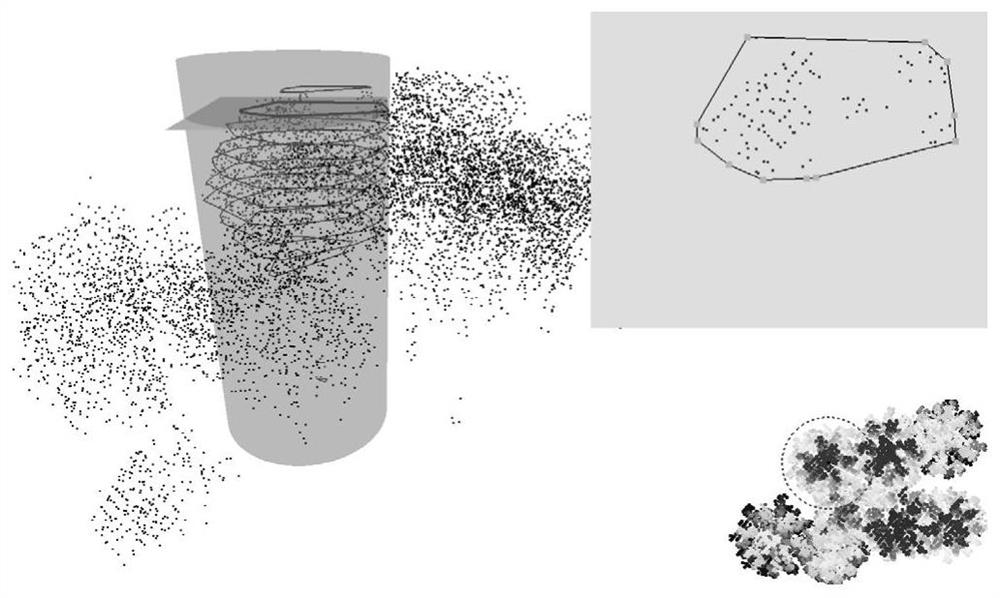 Method for reconstructing three-dimensional tree model based on airborne laser radar tree point cloud