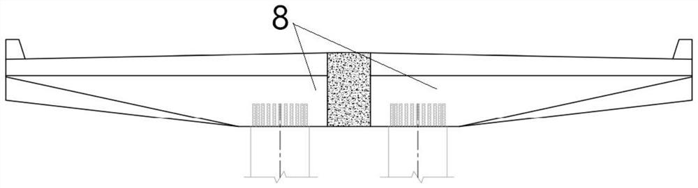 Pier and beam integrated bridge girder erection machine and hole passing construction method