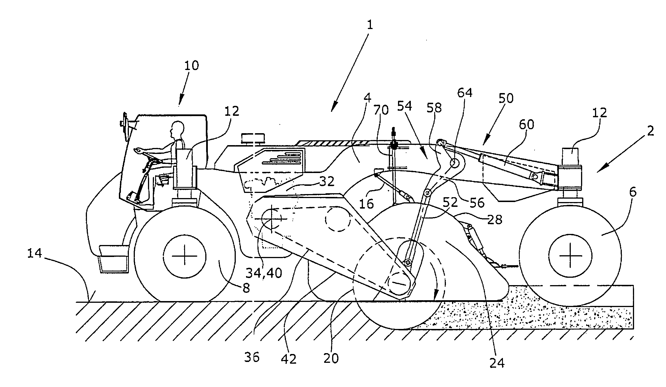 Automotive Machine for Producing Carriageways