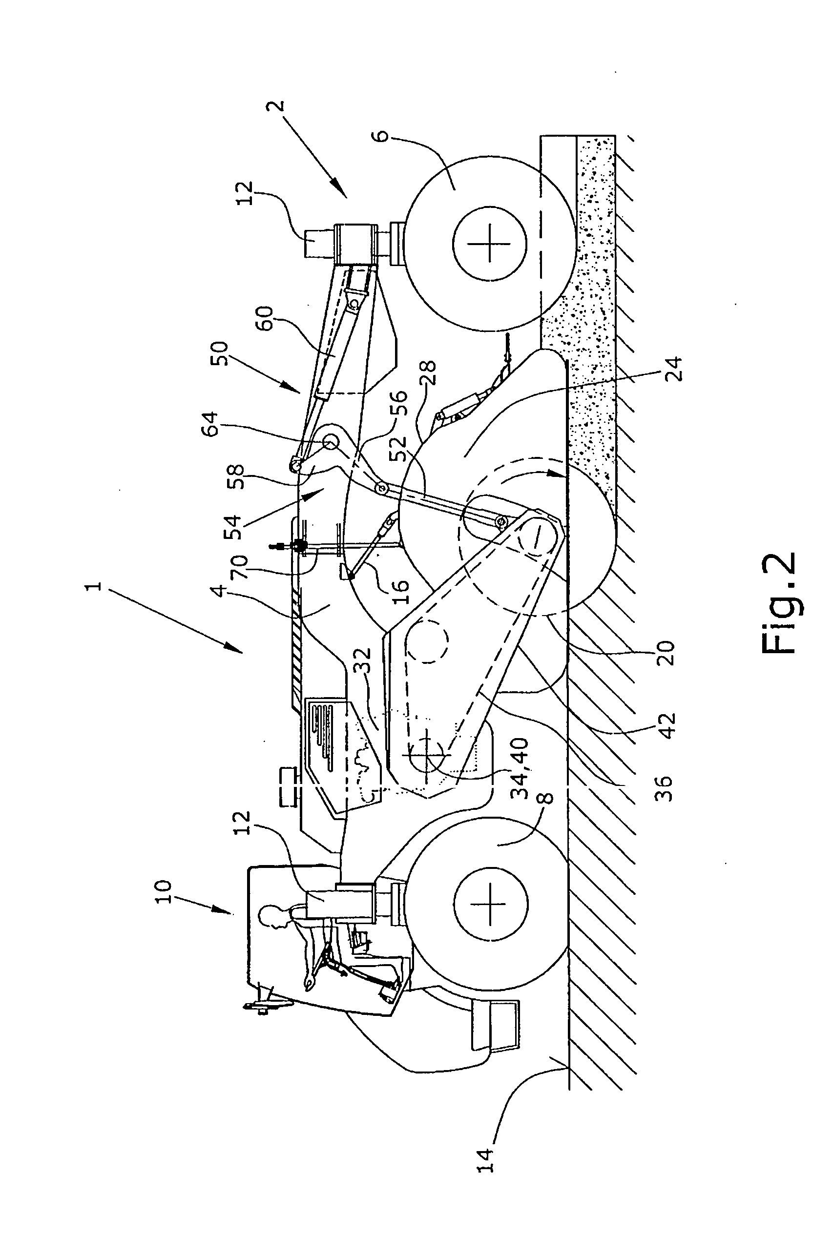 Automotive Machine for Producing Carriageways