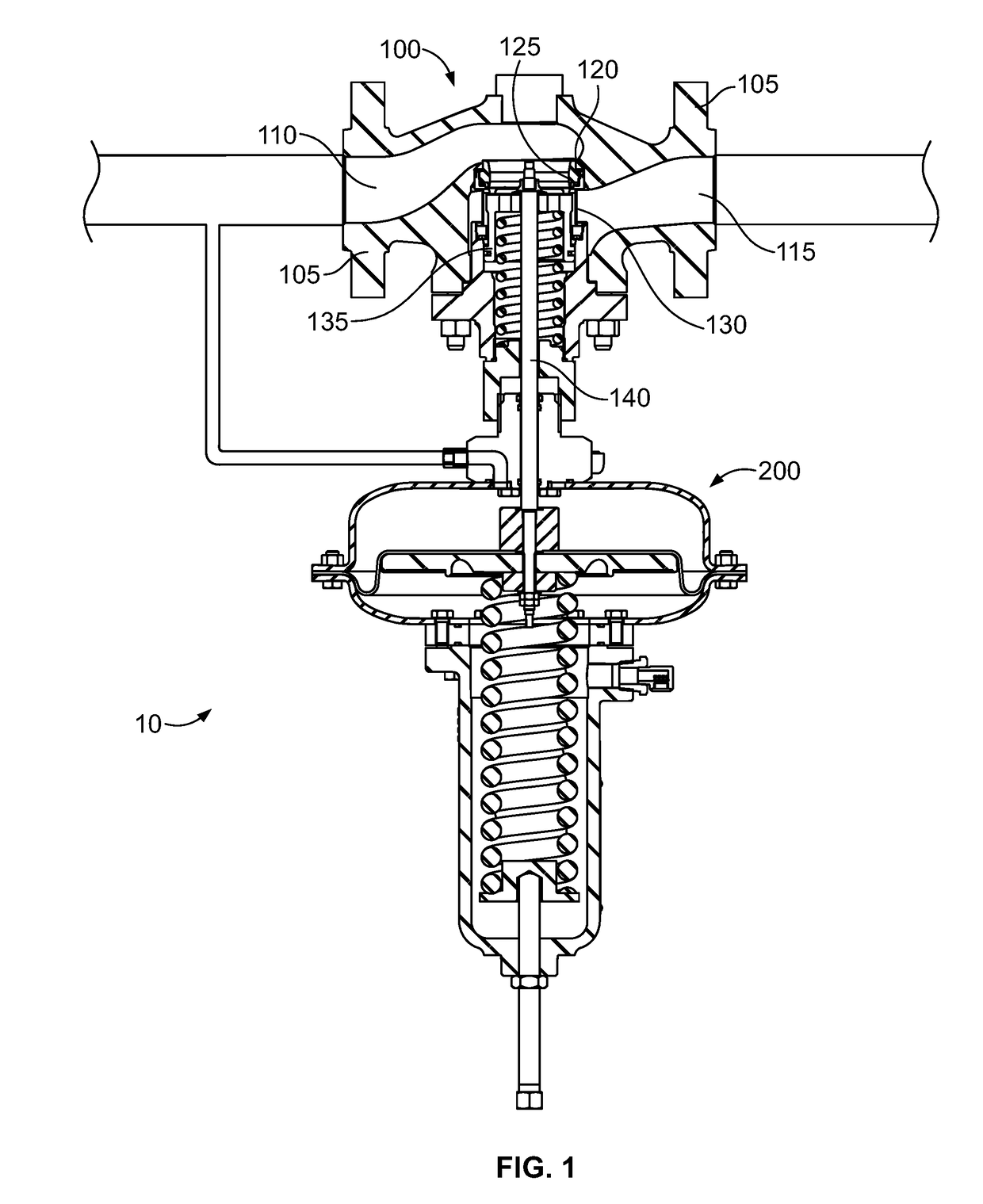 High capacity linear valve cage