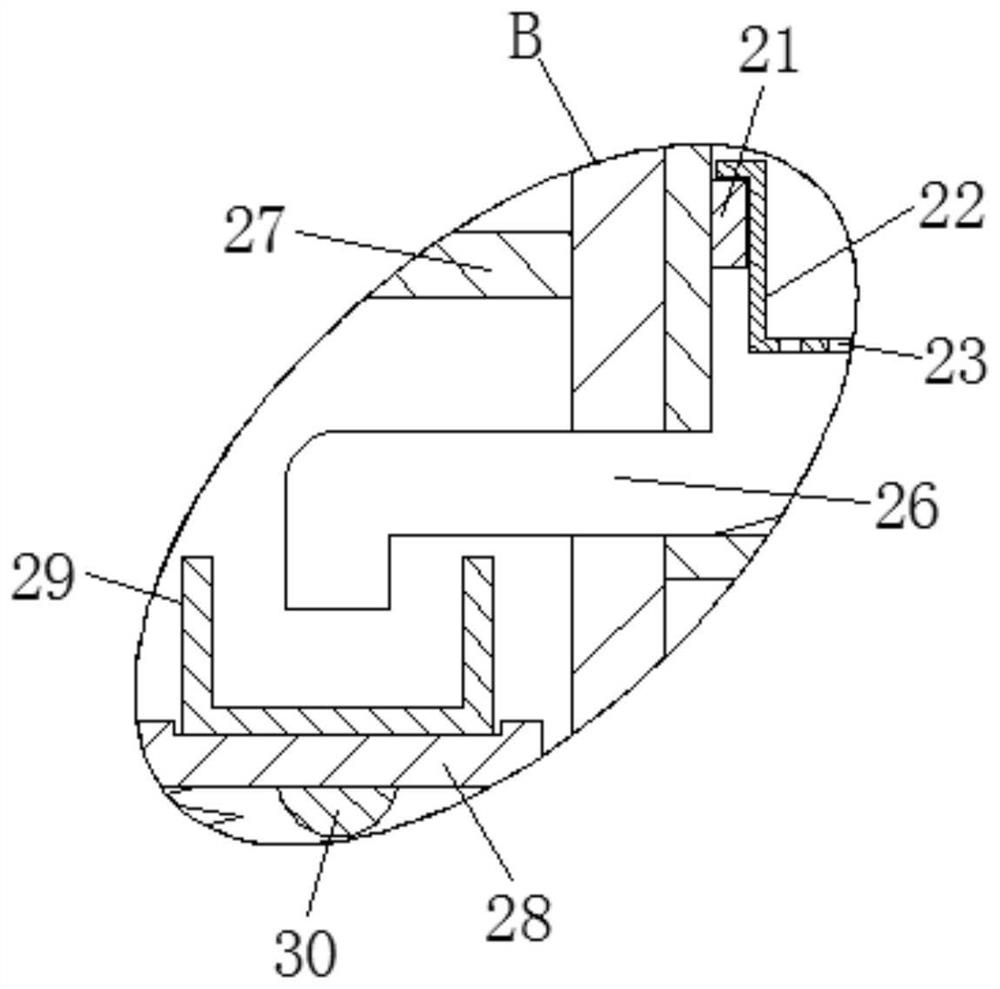 Heat treatment device capable of achieving rapid cooling and used for lead-zinc alloy aerospace plate machining