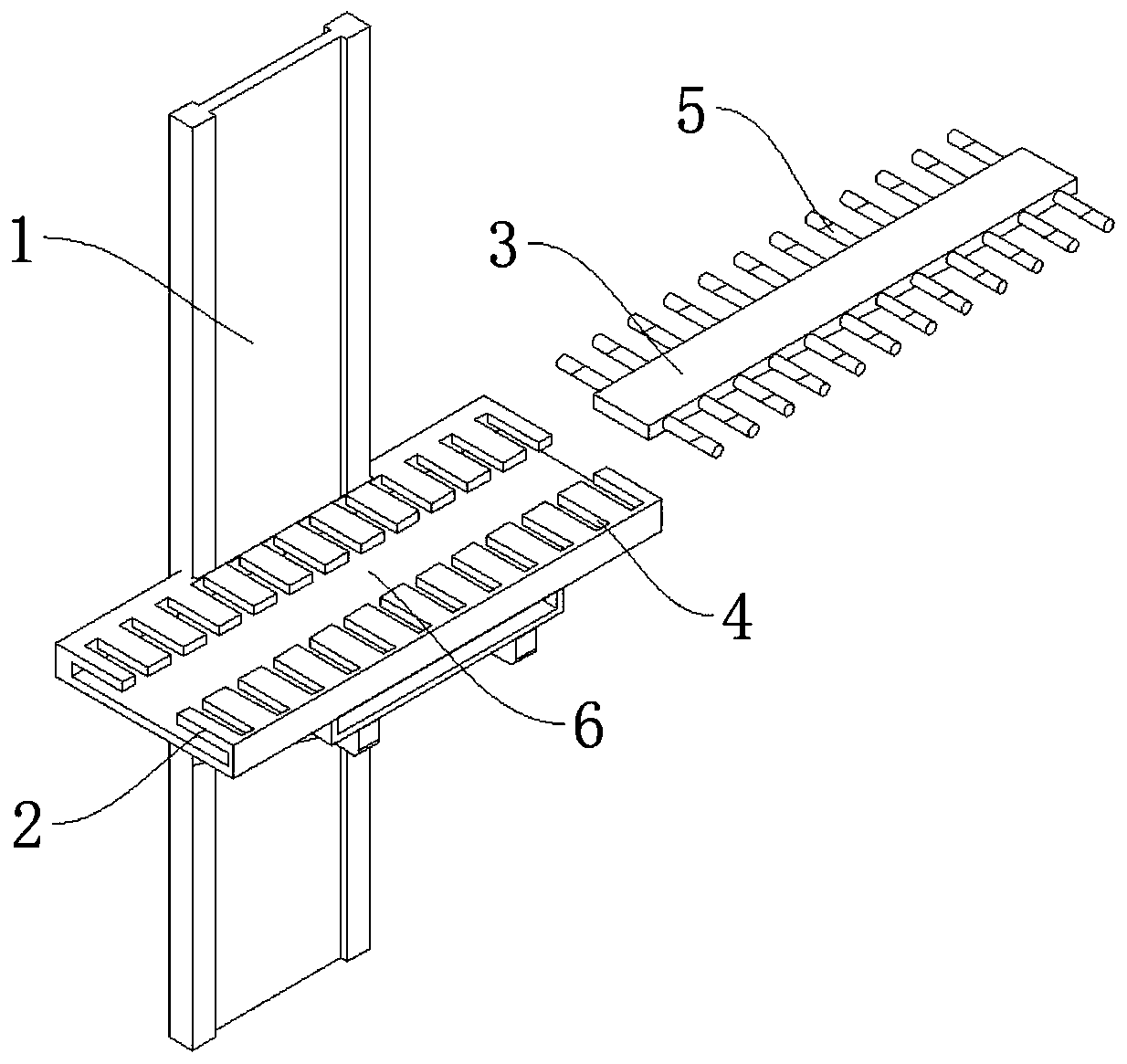 Vehicle intelligent conveying device for multistorey parking garage