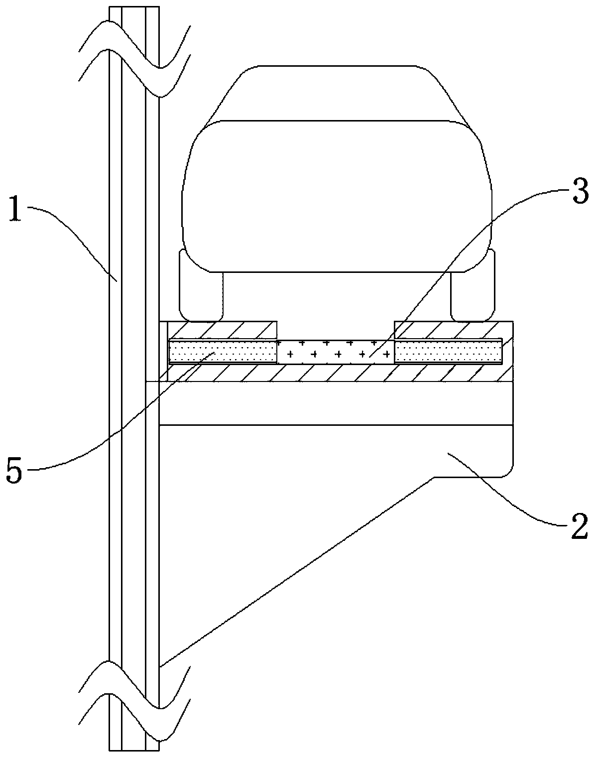 Vehicle intelligent conveying device for multistorey parking garage