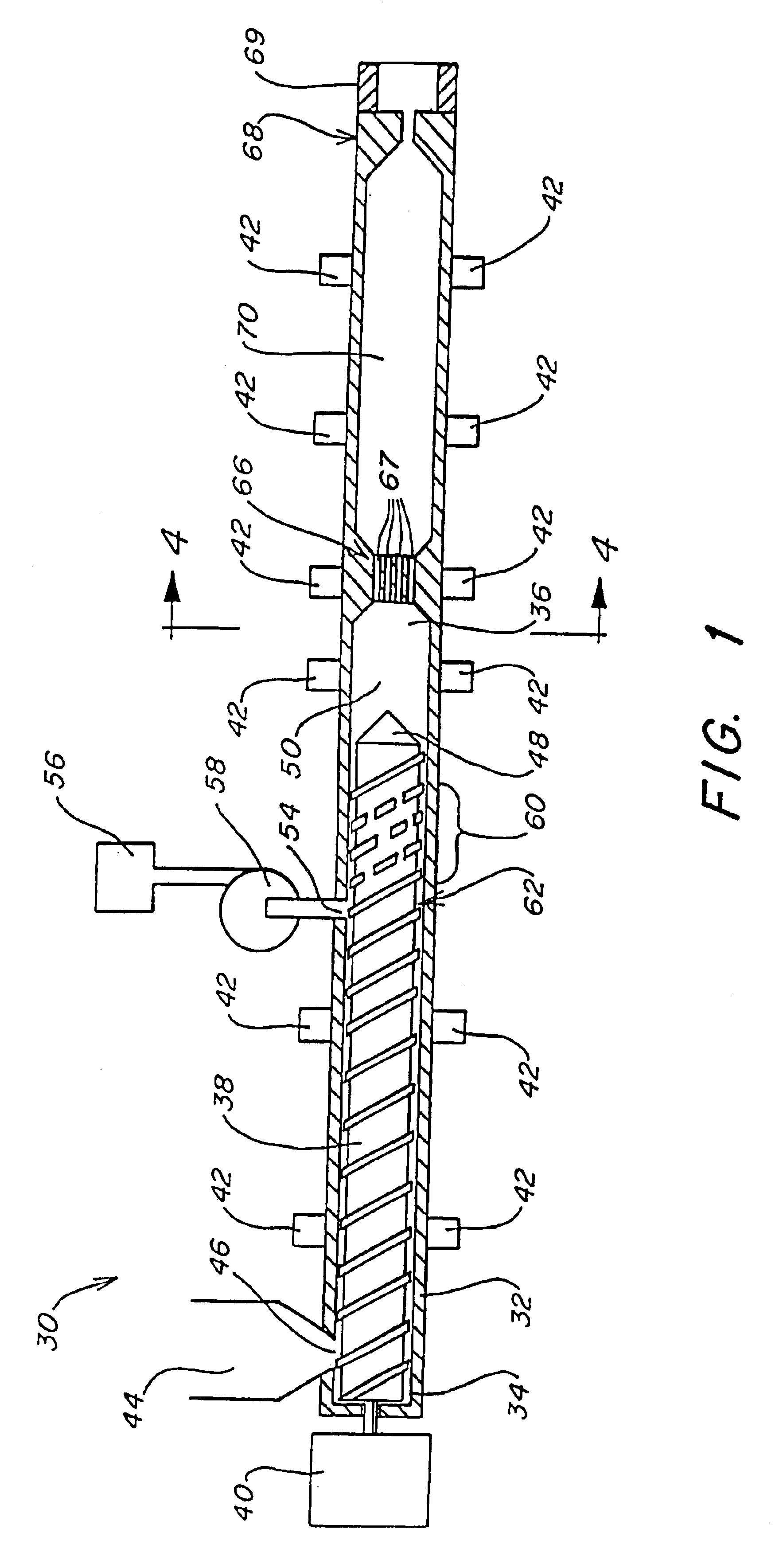 Method and apparatus for microcellular polymer extrusion