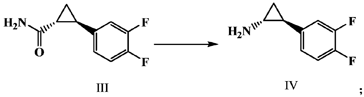 Preparation method of important intermediate of ticagrelor (1r, 2s)-2-(3,4-difluorophenyl)cyclopropylamine