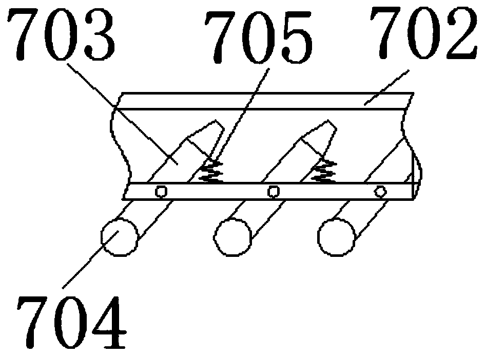 Loudspeaker box dust screen cleaning device capable of combining inertial dust collection with airflow lotion dust collection