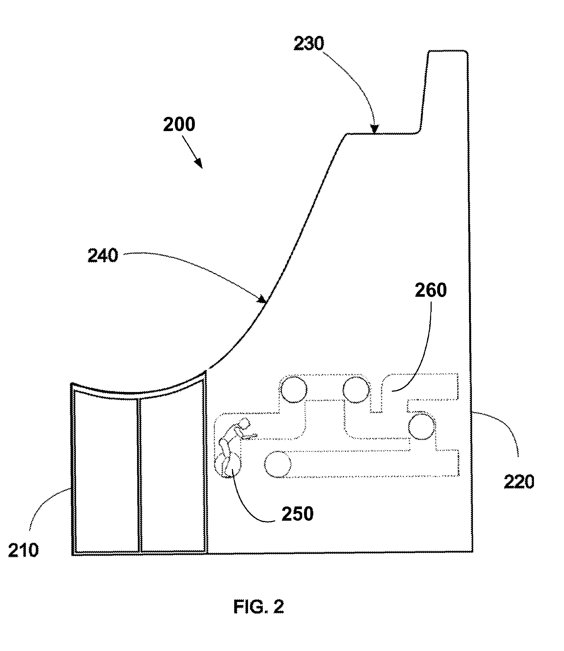 Human free-fall slide