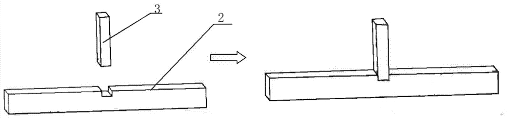 A method for preparing frame-type rafts or foundations using composite materials