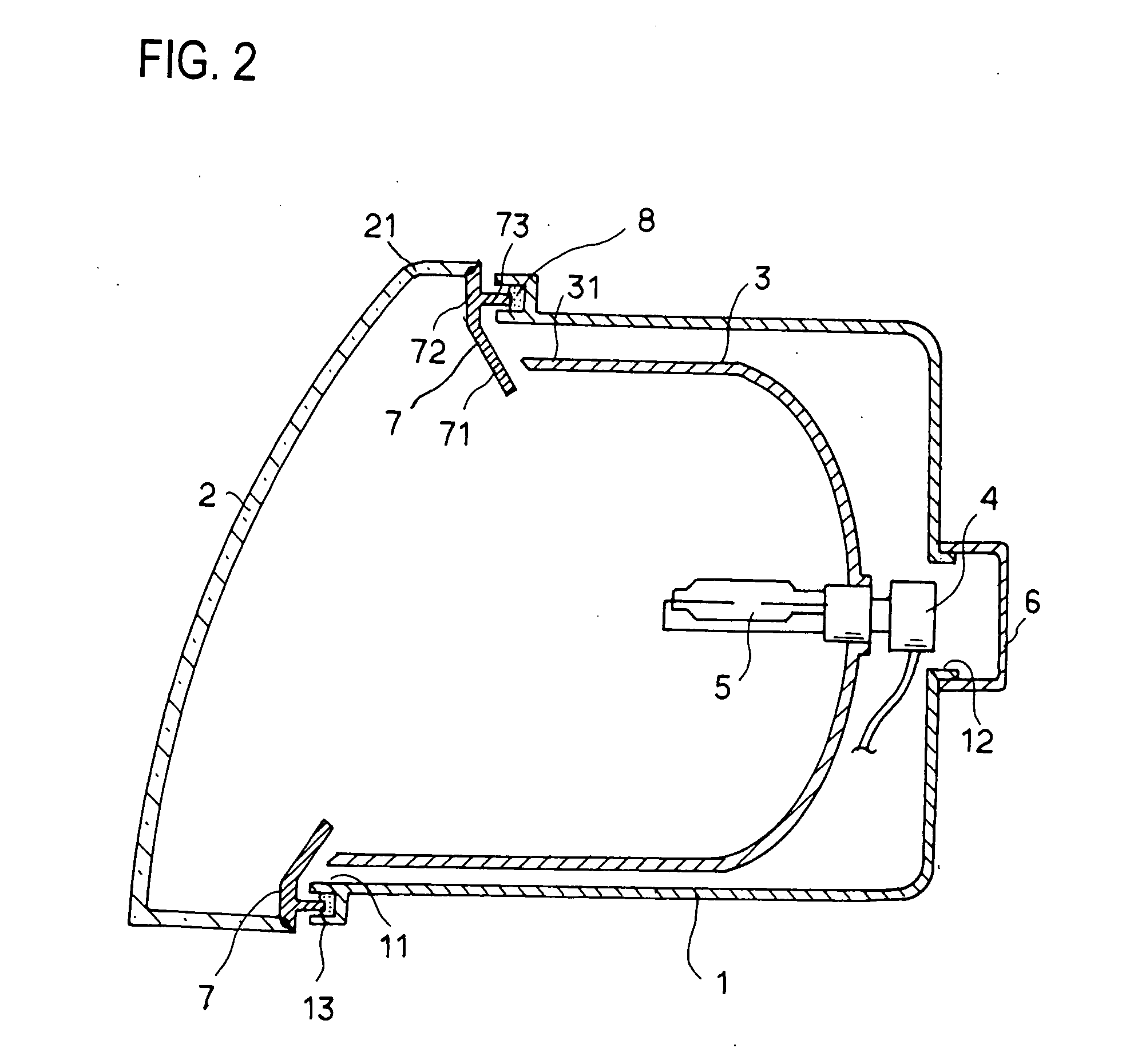 Vehicular lamp having a removable lens with an extension reflector