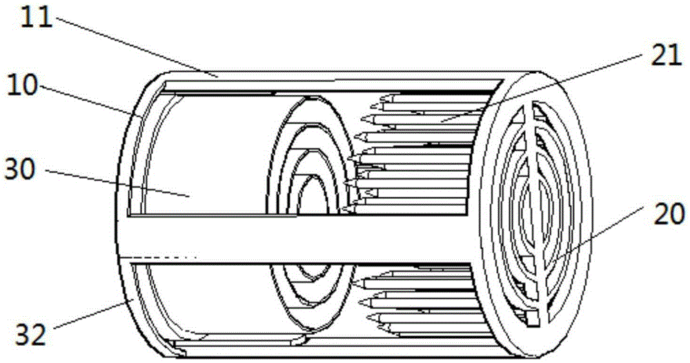 Ionic wind radiating device