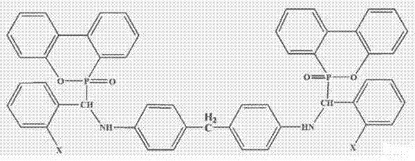 High-efficiency N/P flame retardant, as well as preparation method and application thereof