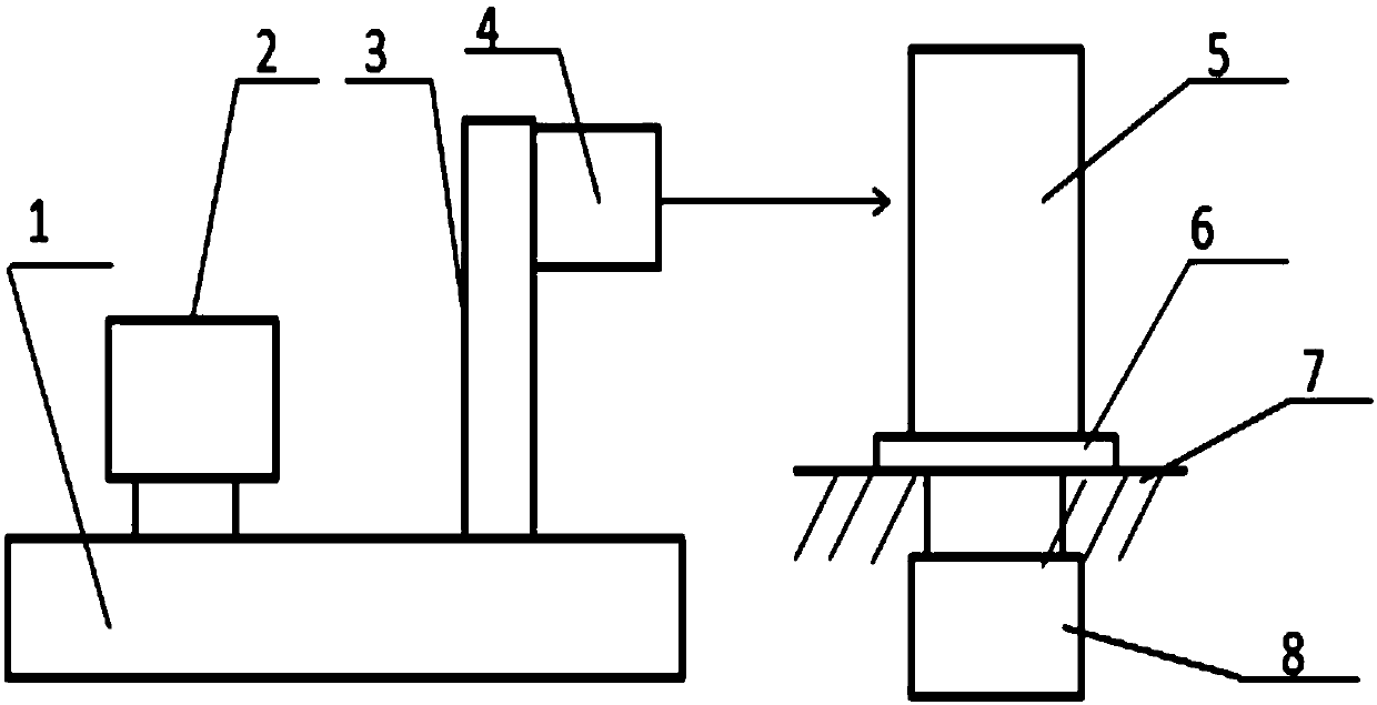 Machining device for parts of machinery equipment