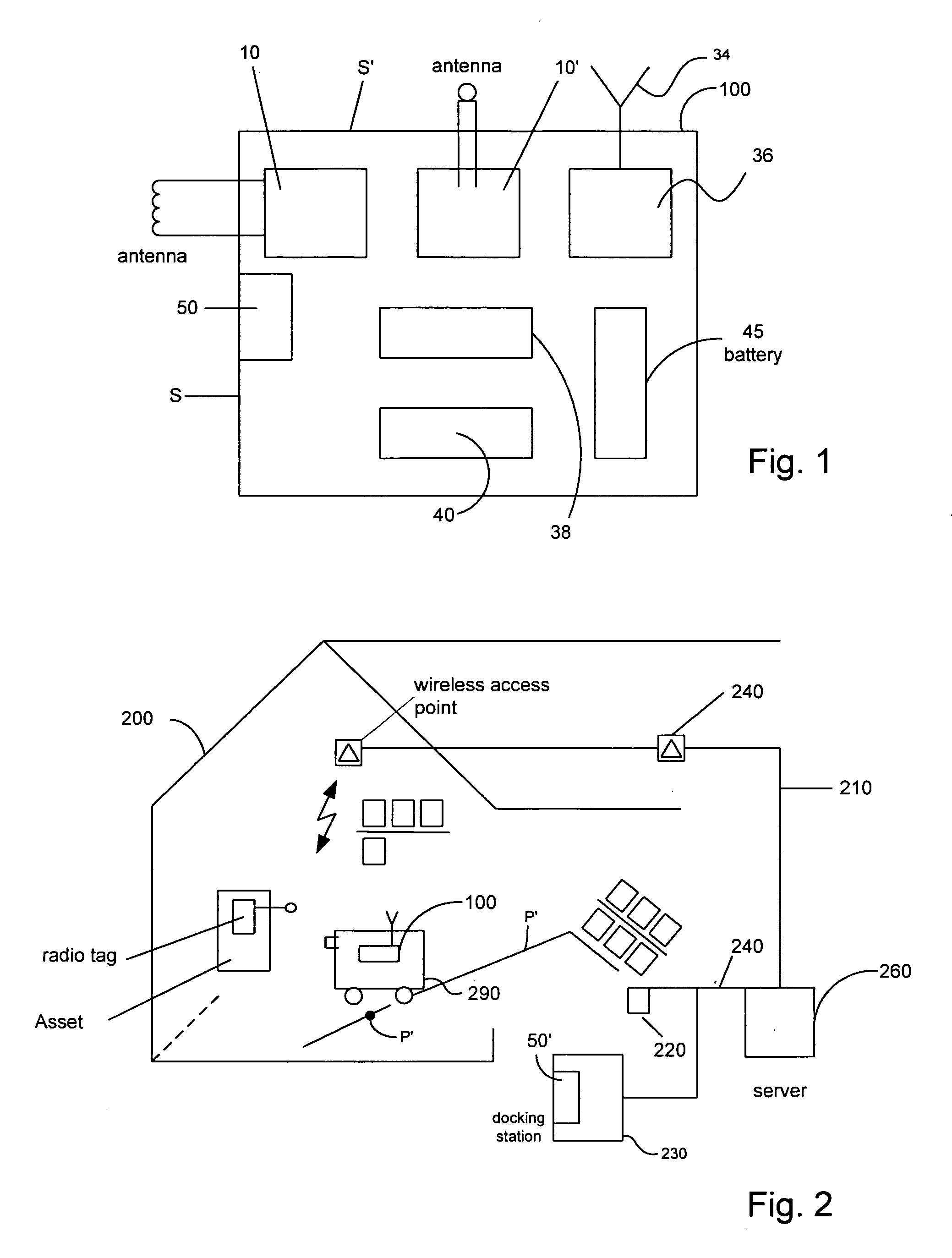 Mobile portal for radio frequency identification of objects