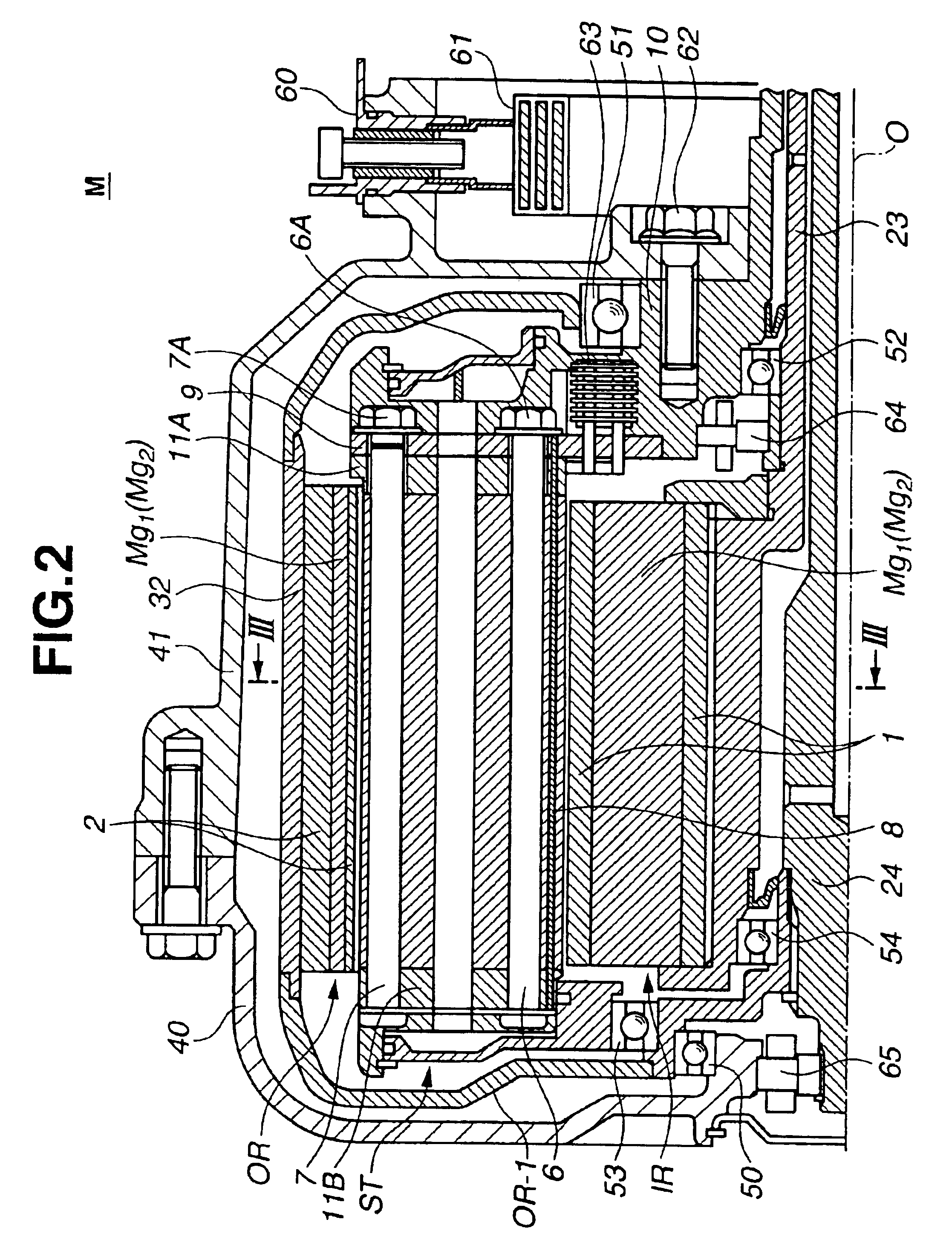 Stator of two rotor single stator type electric motor