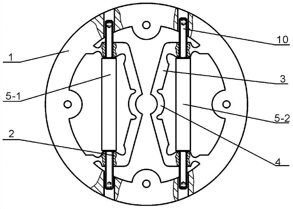 A walking piezoelectric rotary motor