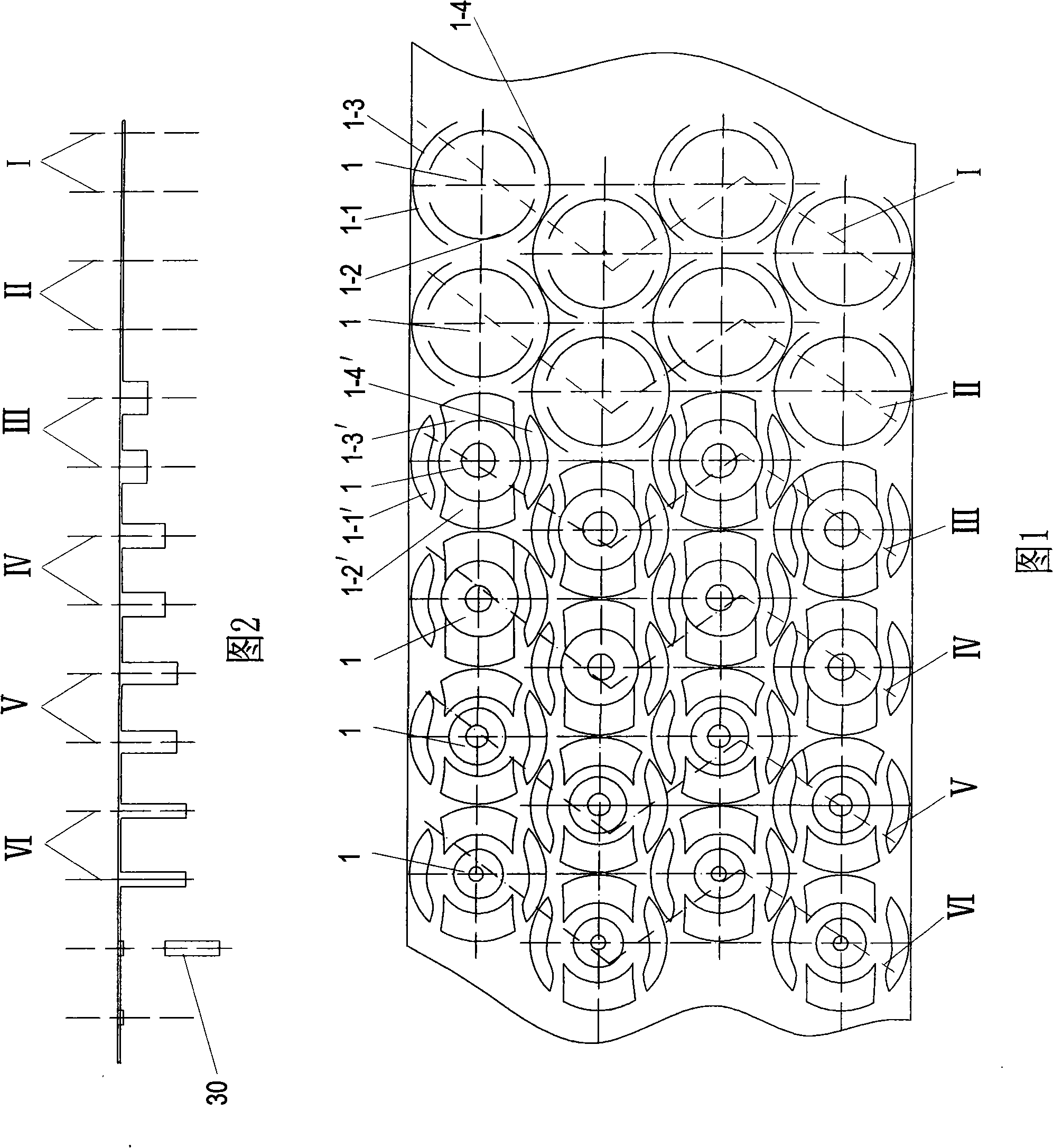 Polarized capacitor aluminum case multi-station belt material continuous deep-drawing technique and continuous tandem die