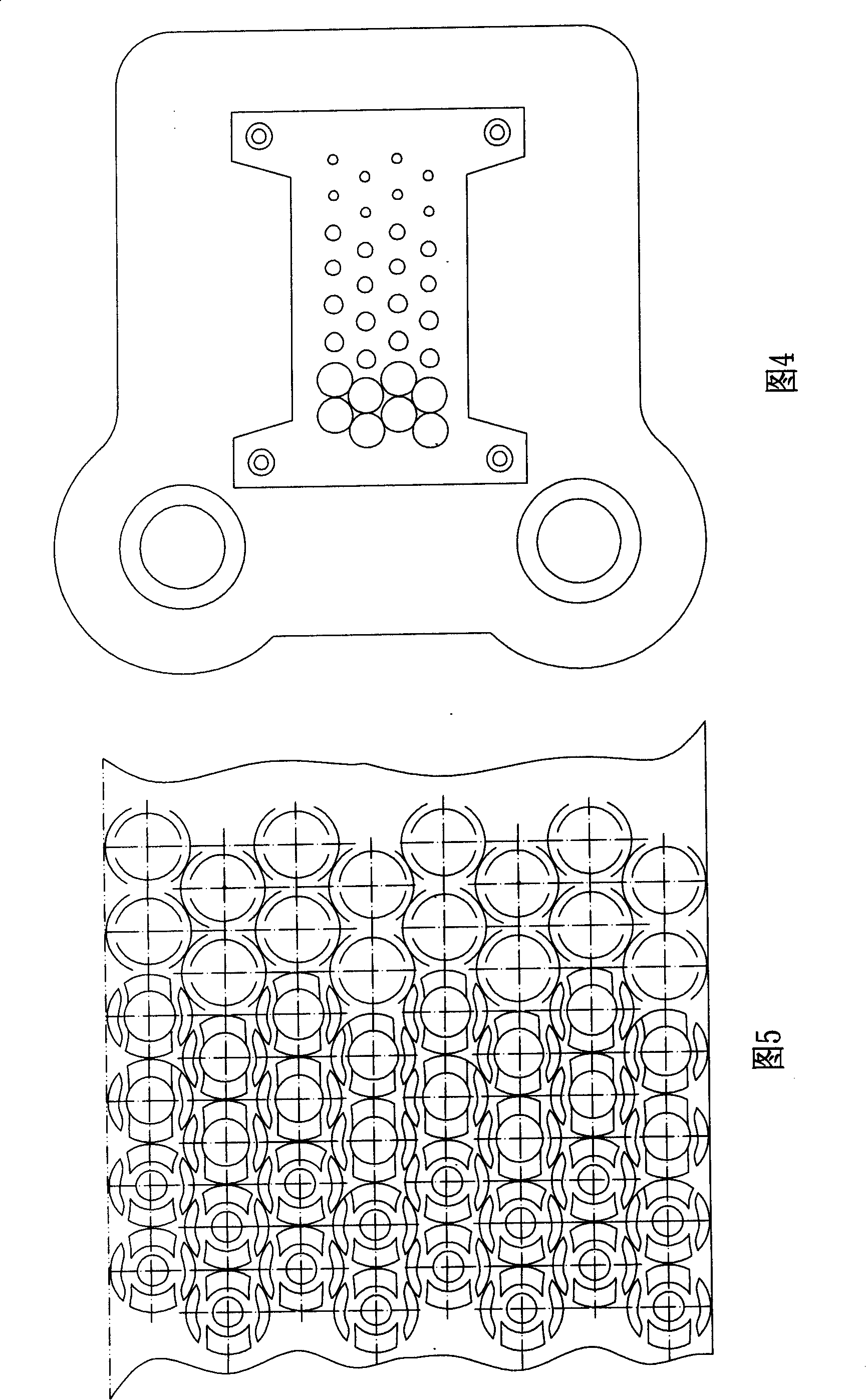 Polarized capacitor aluminum case multi-station belt material continuous deep-drawing technique and continuous tandem die