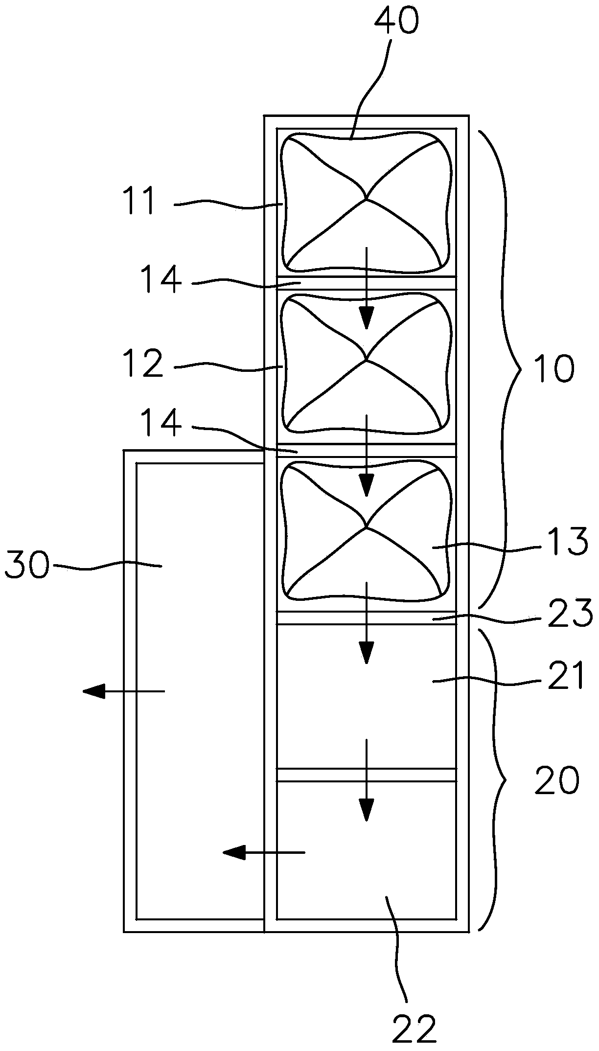 Resource comprehensive utilization device used for treating animal dung