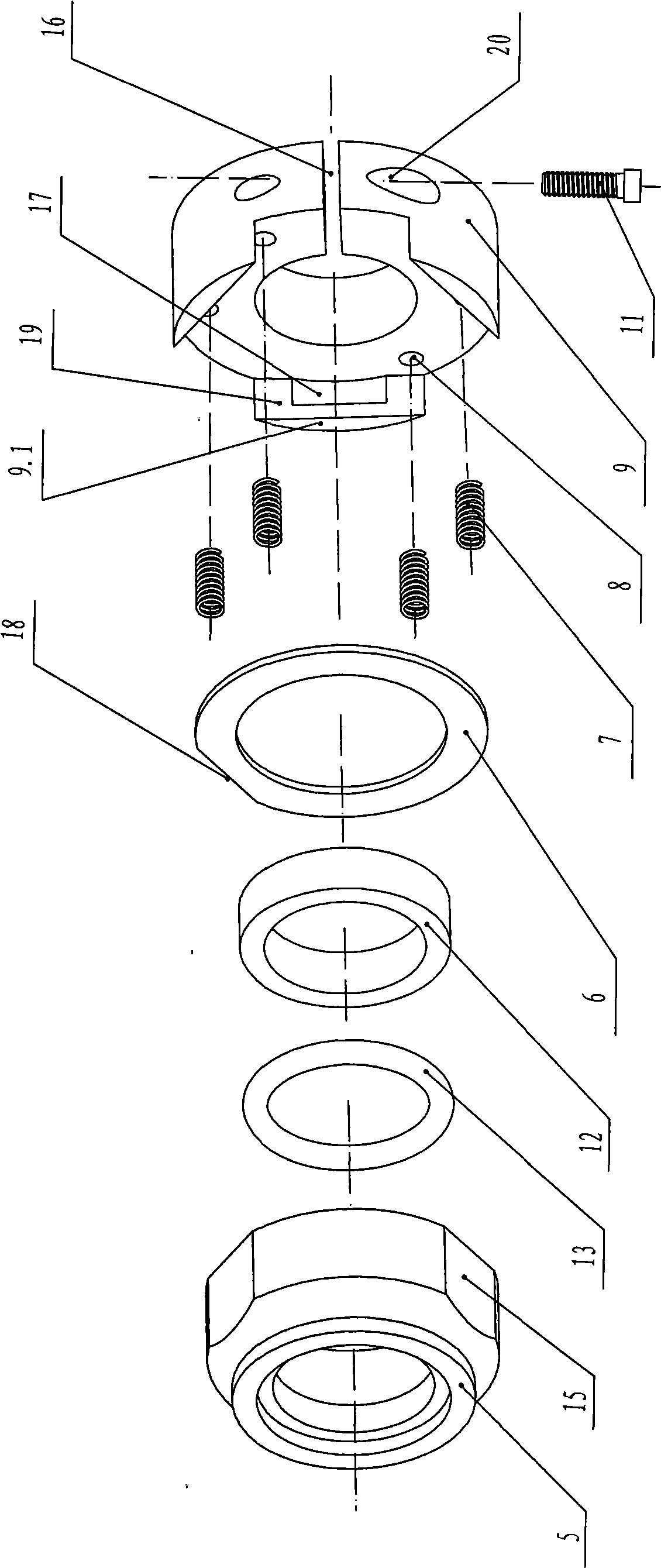 Self-balanced mechanical seal