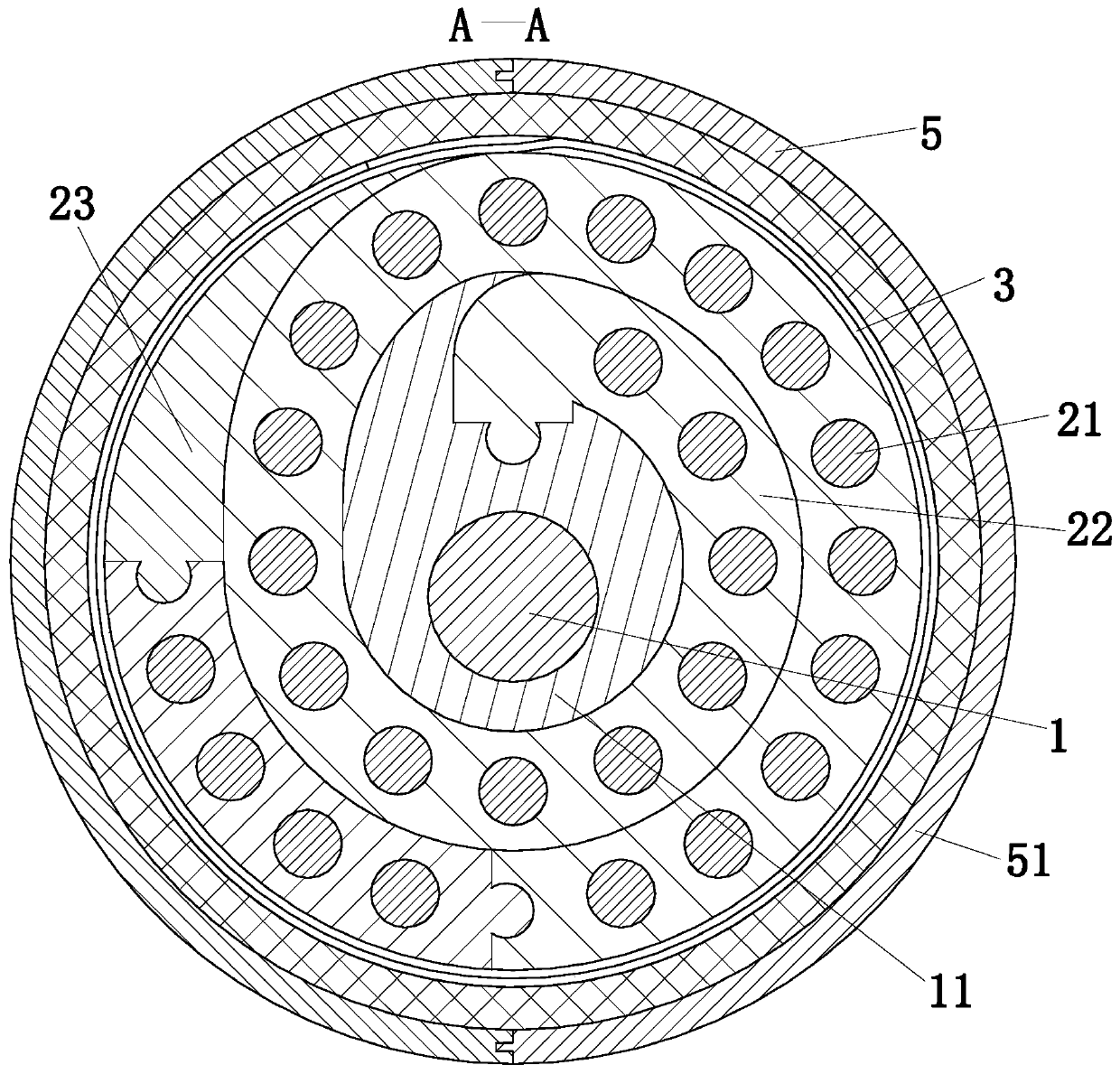 Environment-friendly wear-resistant cable