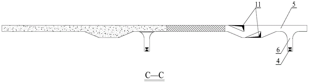 Upward cut-and-fill mining method for in-vein slope ramp of gentle dip thin vein