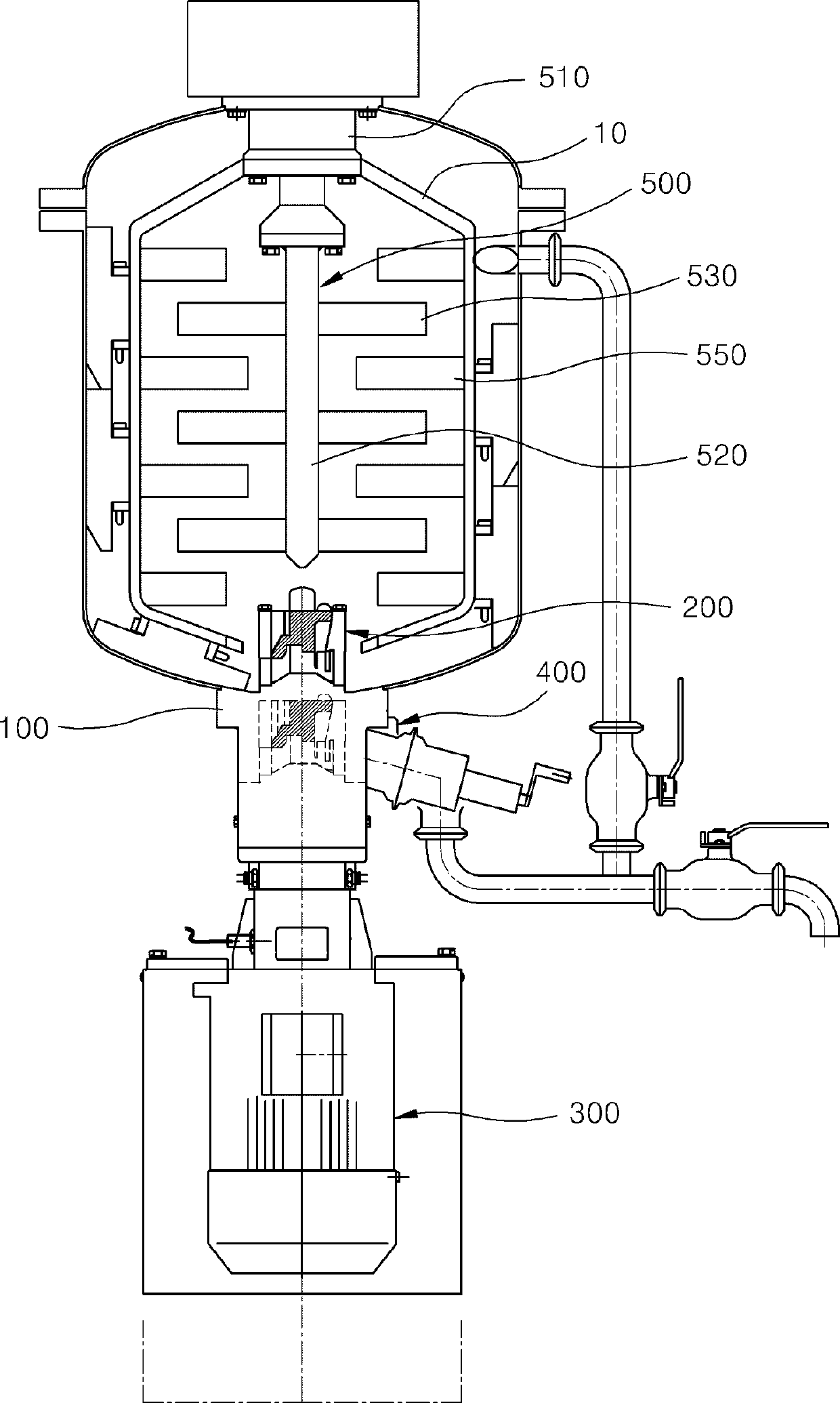 Homogenizing mixer