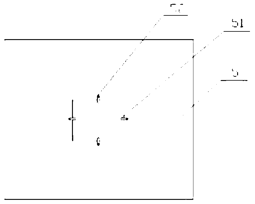 Simulation training device for atrial fibrillation radiofrequency ablation operation