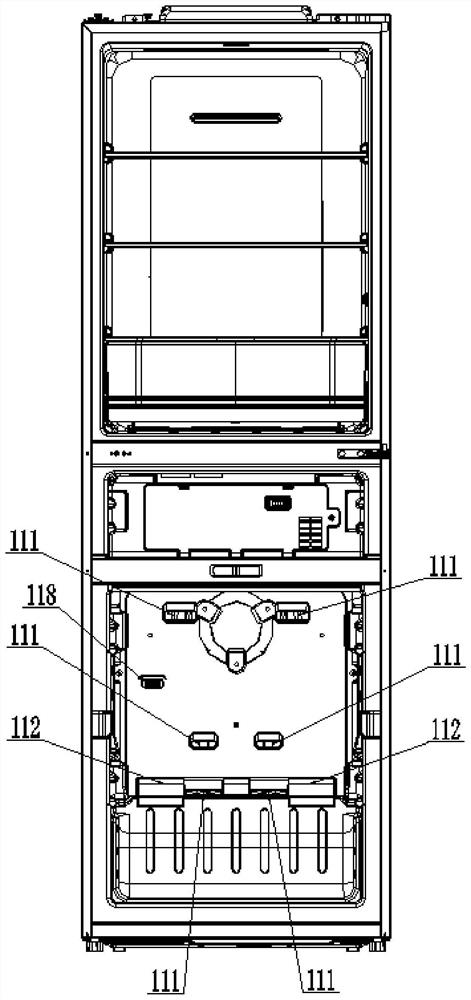 Exhaust mechanism, refrigerator and exhaust control method of refrigerator