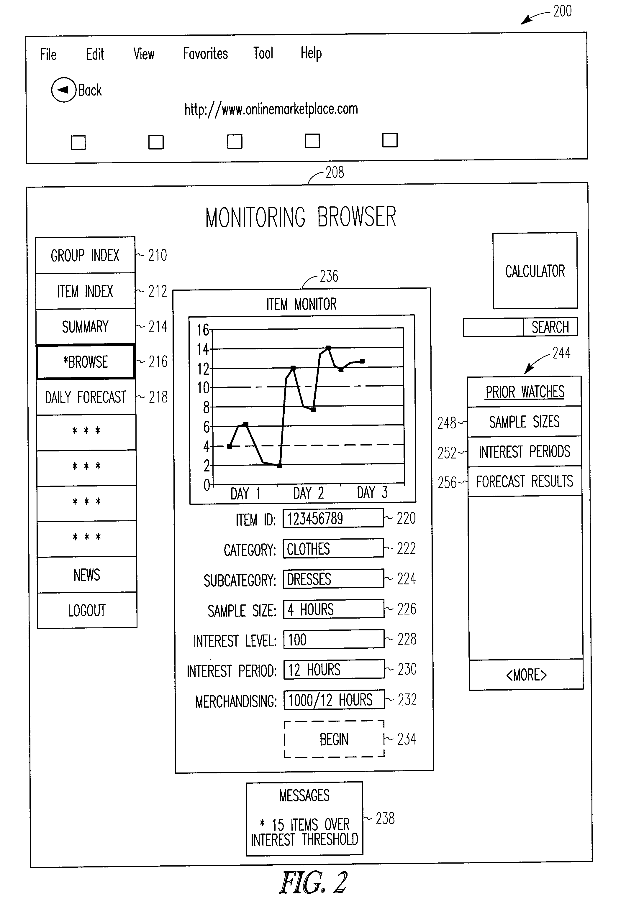 Interest level detection and processing