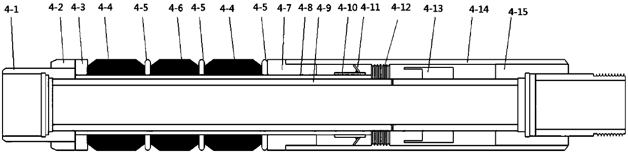 Packer for realizing infinite fracturing and working method thereof