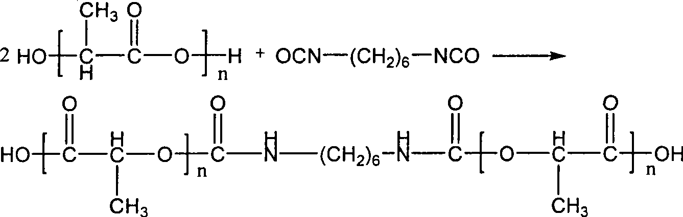 Solid state polymerization method for preparing polylactic acid