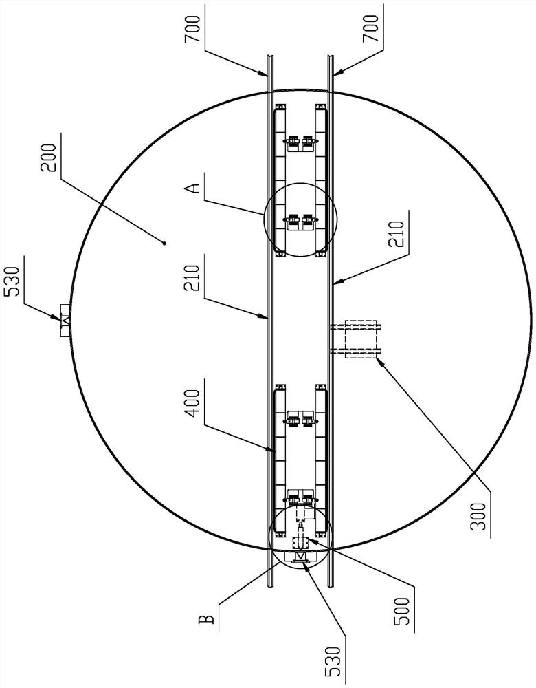 Turnplate and automatic control method of turnplate for slab continuous casting