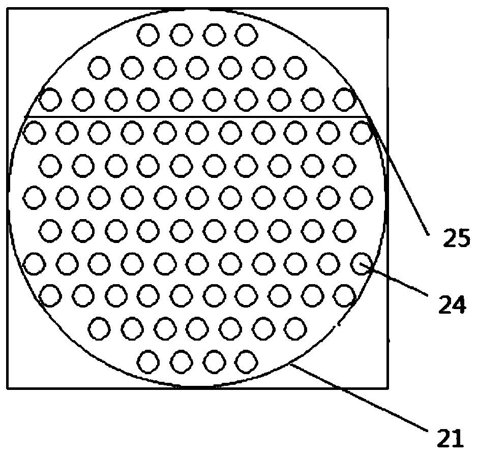 Three-phase heat exchanger and absorption type refrigeration system comprising same