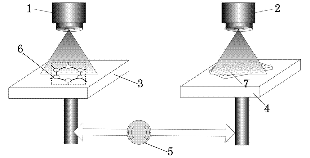 Length measuring and tracing method using graphene bond length as measuring reference