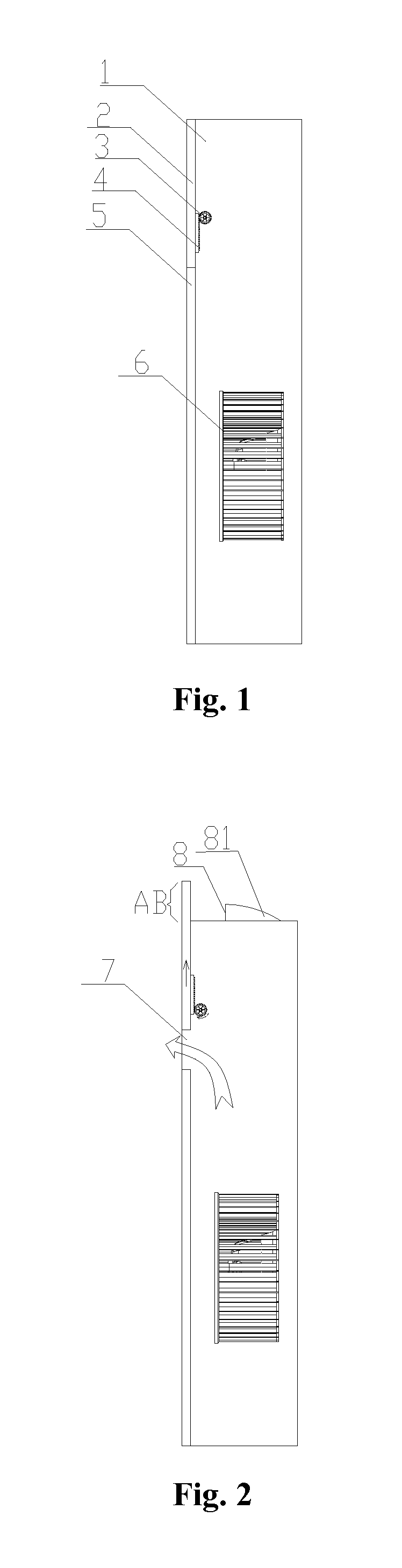 Air discharge structure for packaged air conditioner