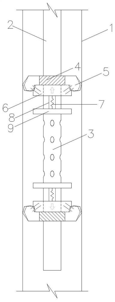 Controllable two-way grout stopping device for sleeve valve pipe